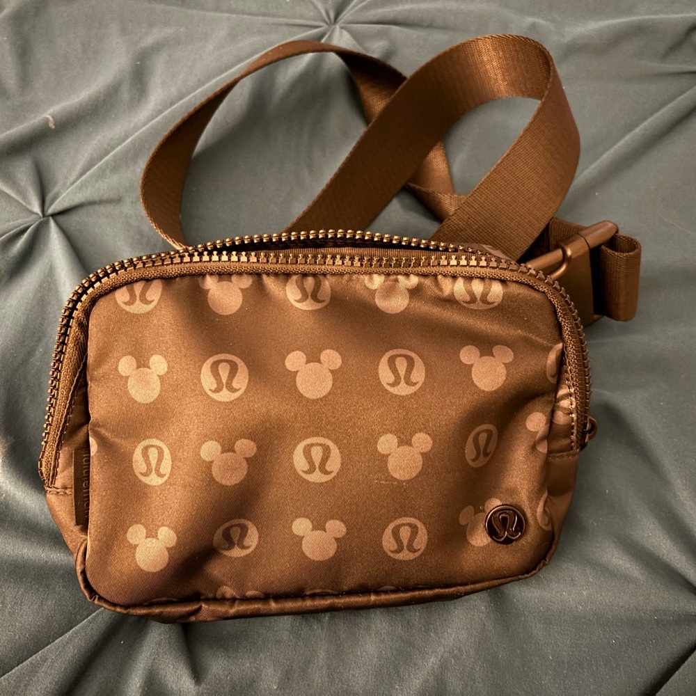 lululemon athletica Disney Black Patterned Belt Bag